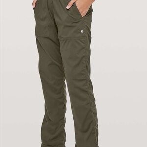 Lululemon Dance Studio Army Green Pants, size 10